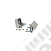 Light Mounting Brackets, Windshield, Stainless Steel; 97-06 TJ