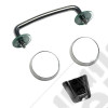 Windshield Tie Down Kit, Stainless Steel; 07-12 Jeep Wrangler JK