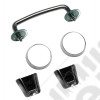 Hood Tie Down Kit, Stainless Steel; 13-18 Jeep Wrangler JK