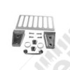 Hood Dress Up Kit, Stainless Steel; 13-18 Jeep Wrangler JK
