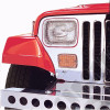 Stone Guard Kit, Stainless Steel; 87-95 Jeep Wrangler YJ