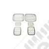 Stone Guard Kit, Billet-Style; 87-95 Jeep Wrangler YJ