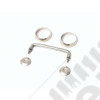 Windshield Tie Down Kit, Stainless Steel; 97-06 Jeep Wrangler TJ