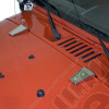 Hood Hinge Cover Kit, Stainless Steel 07-18 Jeep Wrangler JK