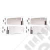 Door Hinge Kit, Stainless Steel; 76-93 Jeep CJ/Wrangler YJ