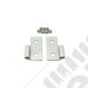 Door Hinge Kit, Lower, Stainless Steel; 76-06 Jeep CJ/Wrangler YJ/TJ