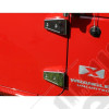 Door Hinge Cover Kit, 8 Piece; 07-18 Jeep Wrangler JKU
