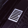 Cowl Vent Cover, Stainless Steel; 98-06 Jeep Wrangler TJ