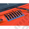 Cowl Vent Cover, Stainless Steel; 07-18 Jeep Wrangler JK