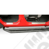 Door Entry Guard Kit, Stainless Steel; 07-18 Jeep Wrangler JKU