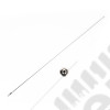Antenna Kit, Mast/Base Cover, Stainless Steel; 97-06 Wrangler TJ/LJ