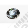 Gas Cap Door, Non-Locking, Stainless Steel; 97-06 Jeep Wrangler TJ