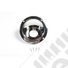 Fuel Filler Cover, Chrome; 97-06 Jeep Wrangler TJ