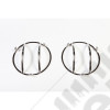 Euro Guard Kit, Headlight, Stainless Steel; 97-06 Jeep Wrangler TJ/LJ