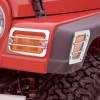 Euro Guard Kit, Side Marker/Turn Signal, Stainless 97-06 Wrangler TJ