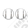 Euro Guard Kit, Headlight, Stainless Steel; 07-18 Jeep Wrangler JK