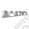 Dash Panel, Pre-Cut Holes, Stainless Steel; 76-86 Jeep CJ