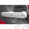 Door Handle Trim, Rear, Silver; 07-10 Jeep Wrangler JKU