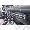 Grab Bar Trim, Interior, Chrome; 07-10 Jeep Wrangler JK