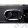Door Handle Trim, Interior, Chrome; 07-10 Jeep Wrangler JK