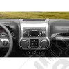 Dashboard Radio Console, Center, Charcoal; 11-18 Jeep Wrangler JK