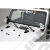 Hood Dress Up Kit, Textured Black 07-12 Jeep Wrangler JK