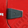 Door Hinge Cover Kit, Textured Black; 07-18 Jeep Wrangler JK