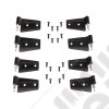 Door Hinge Kit, 8 Piece; 07-18 Jeep Wrangler Unlimited JKU, 4 Door