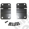 Tailgate Hinge Kit, Lower, Black; 76-86 Jeep CJ