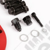 Differential Cover, Aluminum, Red, for Dana 44