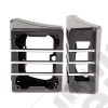Elite Guard Kit, Tail Light, Brushed Black; 07-18 Jeep Wrangler JK