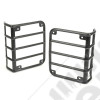 Euro Guard Kit, Tail Light, Textured Black; 07-18 Jeep Wrangler JK