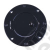 Gas Cap Door, Locking, Black; 97-06 Jeep Wrangler TJ