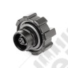 Elite Fuel Cap, Black, Aluminum 01-18 Jeep Wrangler TJ/LJ/JK