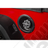 Elite Fuel Cap, Black, Aluminum 01-18 Jeep Wrangler TJ/LJ/JK