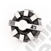 Elite Aluminum Fuel Cap,Brushed; 01-20 Wrangler JK/JL, 2020 Gladiator JT