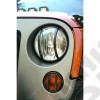 Euro Guard Kit, Headlight, Textured Black 07-18 Jeep Wrangler JK