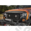 Elite Euro Guard Kit, Headlight, Textured Black 07-18 Wrangler JK/JKU