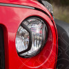 Elite Euro Guard Kit, Headlight, Textured Black 07-18 Wrangler JK/JKU