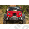 Elite Euro Guard Kit, Headlight, Textured Black 07-18 Wrangler JK/JKU