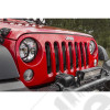 Elite Euro Guard Kit, Headlight, Textured Black 07-18 Wrangler JK/JKU