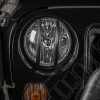 Elite Euro Guard Kit, Pivotal, Headlight, Black 07-18 Wrangler JK/JKU