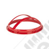 Elite Pivotal Headlight Euro Guard Kit, Red 07-18 Jeep Wrangler JK