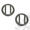 Euro Guard Kit, Side Marker, Textured Black; 07-18 Jeep Wrangler JK