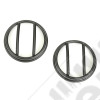 Euro Guard Kit, Fog Light, Textured Black; 07-18 Jeep Wrangler JK