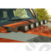Light Bar Kit, Hood Mounted, 5 Square 07-18 Jeep Wrangler JK
