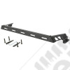 Light Bar, Hood Mounted, Textured Black; 07-18 Jeep Wrangler JK