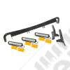 Light Bar Kit, Windshield Mounted, Amber; 07-18 Jeep Wrangler JK/JKU