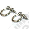 D-Ring Shackle Kit, 7/8 Inch, Stainless Steel, Pair