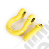D-Ring Shackle Kit, 7/8 inch, Yellow, Pair